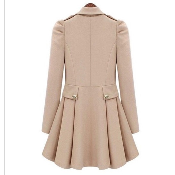 SOLD! Beige shein Trench Coat - Large - Picture 2 of 4