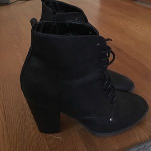 Vintage Style Black Booties