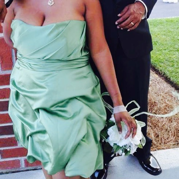 Green Bridesmaid Dress