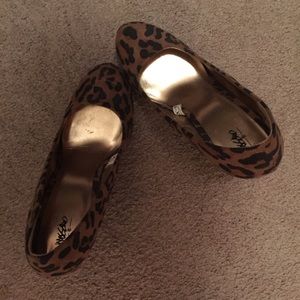 Cheetah print heels