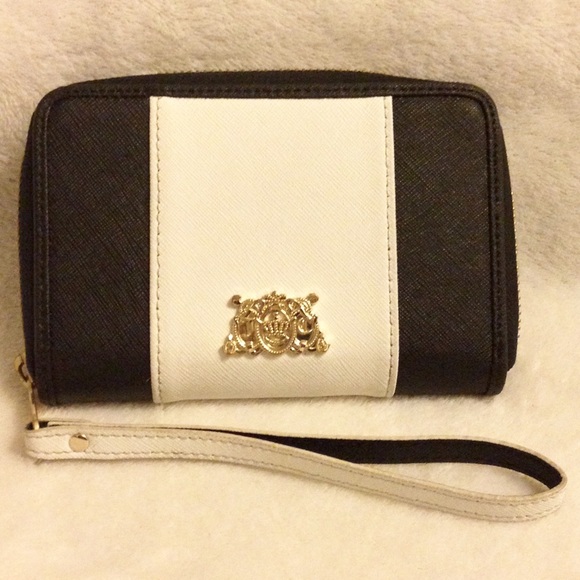 Juicy Couture Leather Wallet with Wristlet