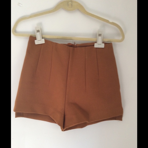 H&M Pants - MOVING SALE High waisted H&M Mustard Brown Shorts