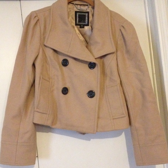 Tan wool coat