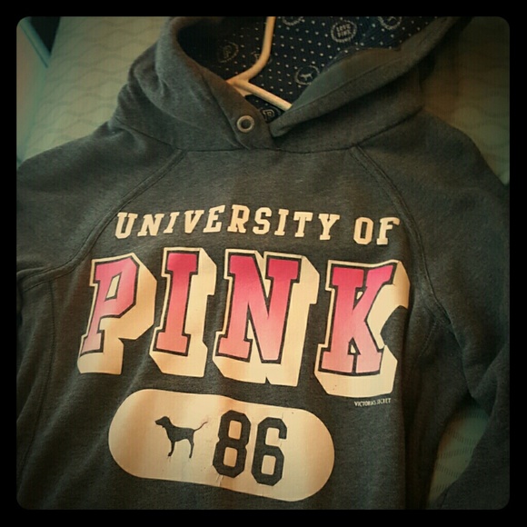 Pink hoodie