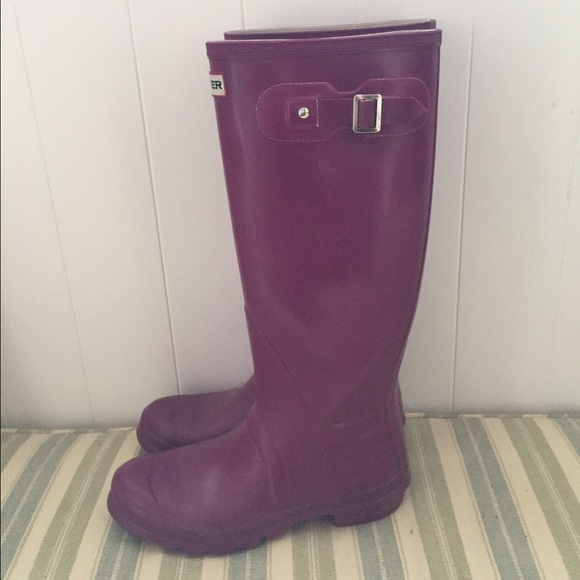Tall Purple Hunter Boots
