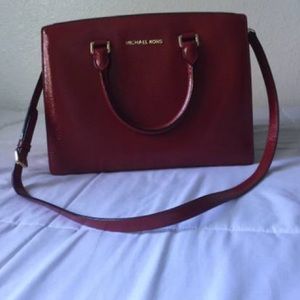 Red MK Selma Purse