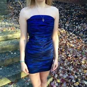 Strapless bodycon dress