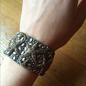 Chunky starfish stretchy bracelet