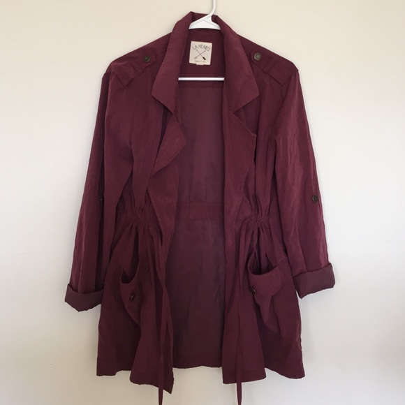 PacSun Jackets & Blazers - Burgundy jacket