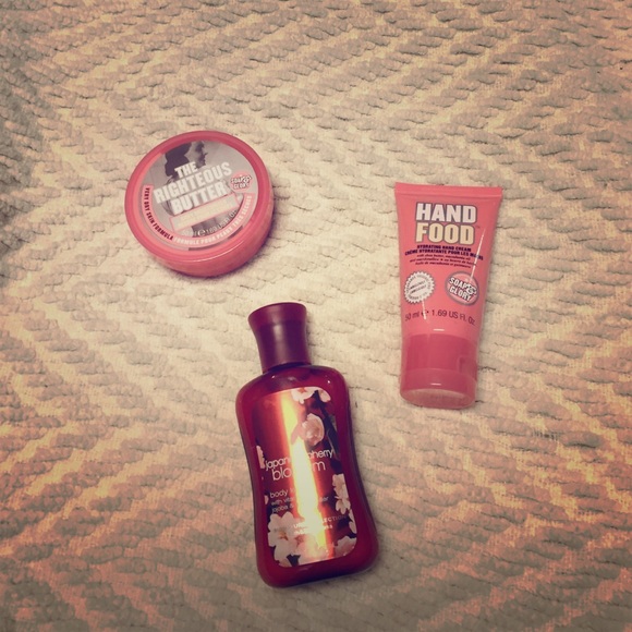 Travel sized body creams never opened