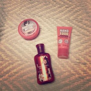 Travel sized body creams never opened