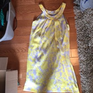 Yellow and Gray Dress