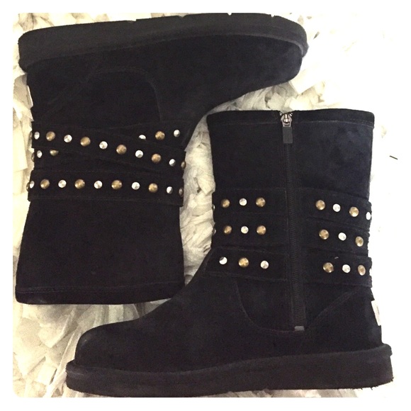 black studded uggs