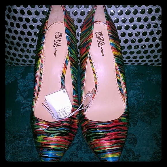 Super cute multi colored heels