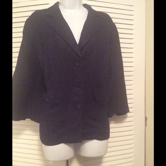Emma James Linen Like Jacket Size 16