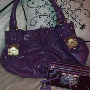 Juicy Couture bag with Coach Wallet.