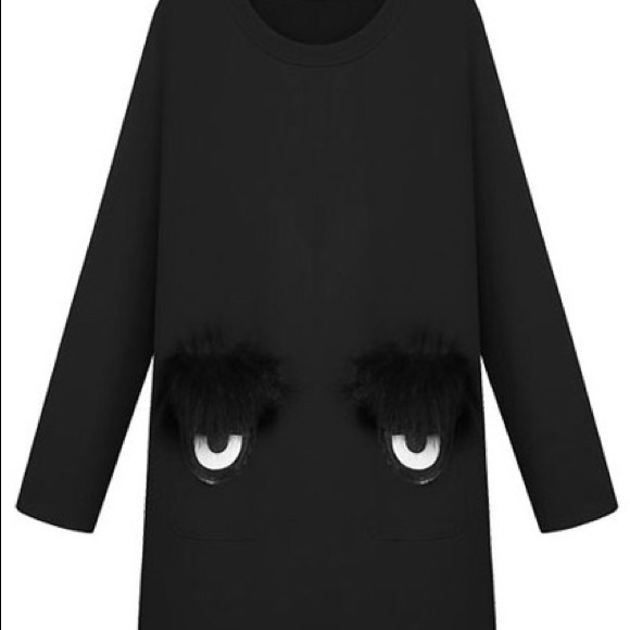 Black Eyes Shift Dress