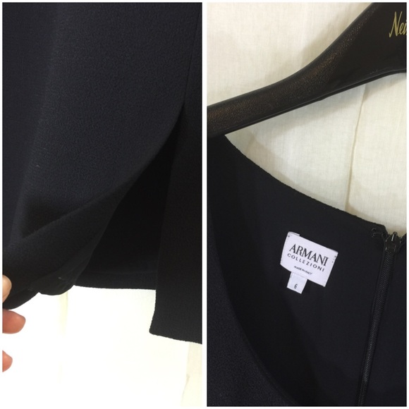 Armani Collezioni - Sexy Black Dress - Picture 3 of 8
