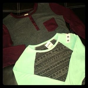 Long sleeve tee bundle