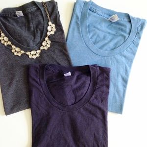 Set of 3 American Apparel 5050 Tees