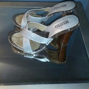 Michael Kors Silver Heels
