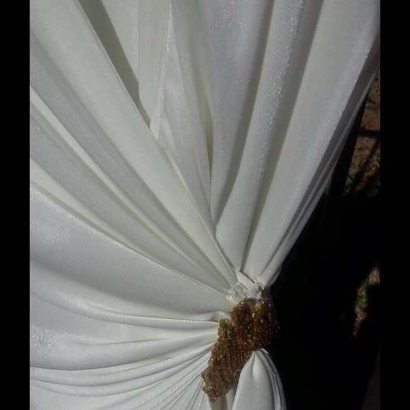Vintage silk silhouette
