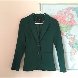 Green H&M blazer