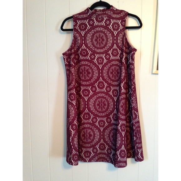 Love Fire Dresses & Skirts - HOST PICK 🎉🌻Maroon High Collar Dress