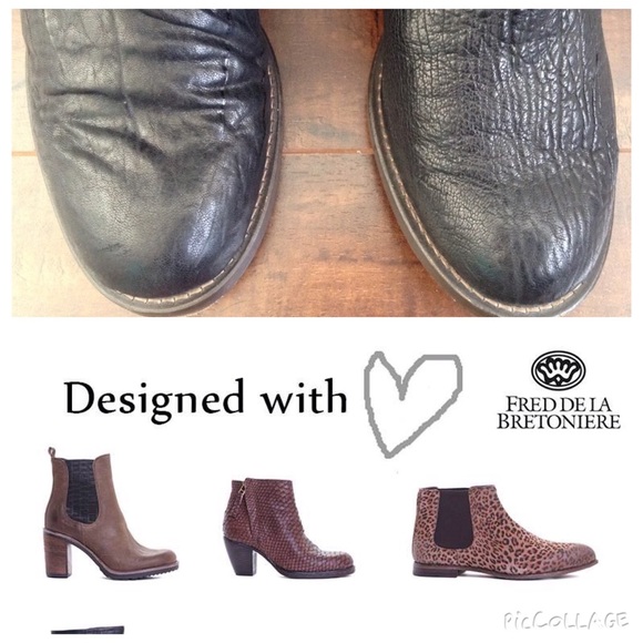 Handmade Textured Genuine Soft Leather Boots - Picture 4 of 7