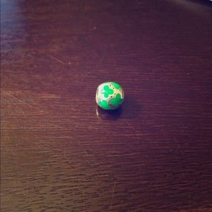 Authentic PANDORA Lucky Four Leaf Clover bead