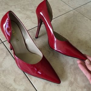Patton red 4.5in  stilettos