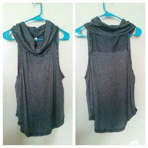 Cowl neck tank