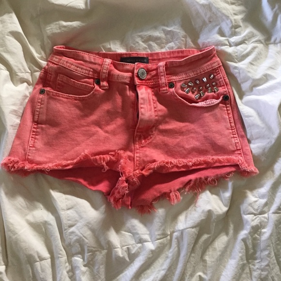 High rise shorts