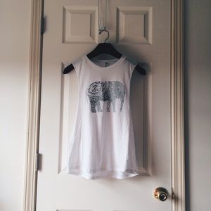 NWOT Elephant Tank Top