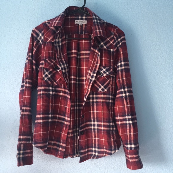 Cute Plaid Button Down Flannel