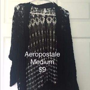 Black cardigan for areopostale