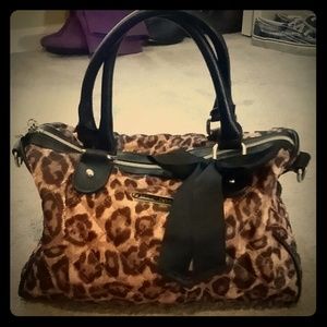 Betsey Johnson cheetah purse