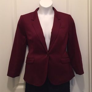 Burgundy Blazer
