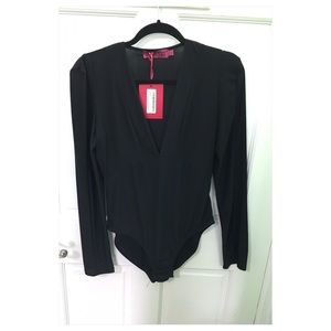 Black Long Sleeve bodysuit