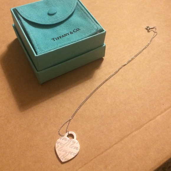 Tiffany & Co. "I love you" Necklace