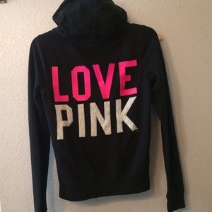 VS PINK JACKET W/ HOODIE