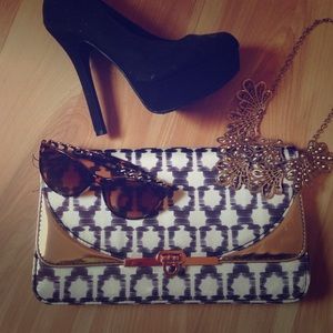 H&M Quatrefoil Clutch