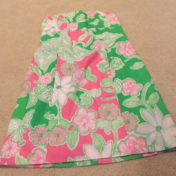 Lilly Pulitzer strapless dress - Picture 4 of 4