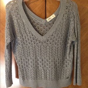 Grey sweater shirt