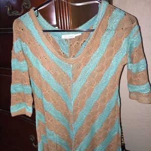 Three quarter length sweater