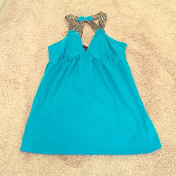 Beautiful stylish turquoise top - Size XS