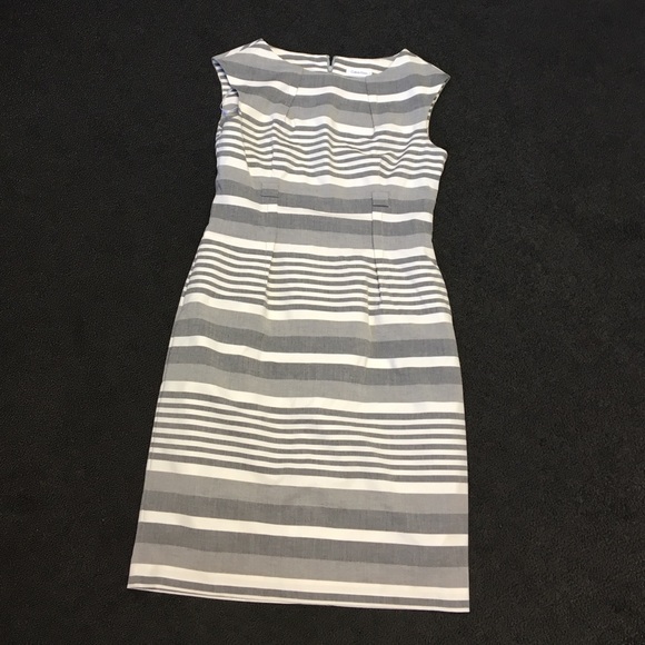 Modern fitted Calvin Klein career dress