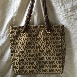 Michael kors fabric book bag