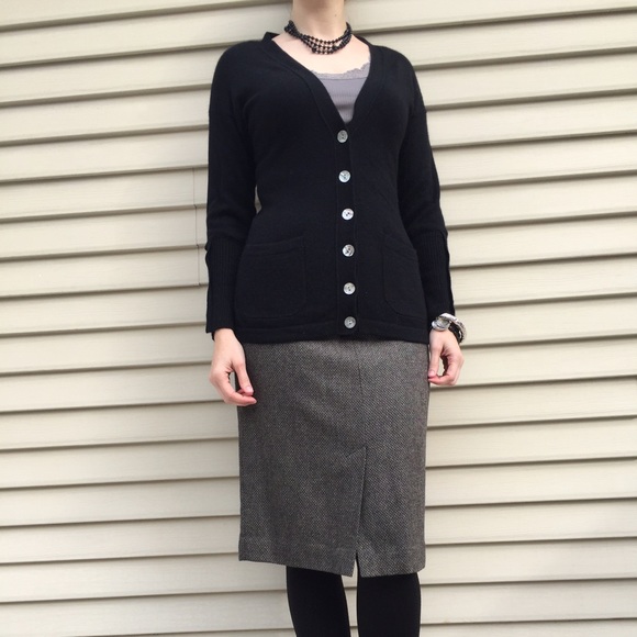 Black Cardigan from Elizabeth and James
