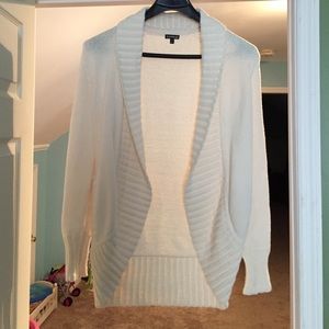 Express open front sweater